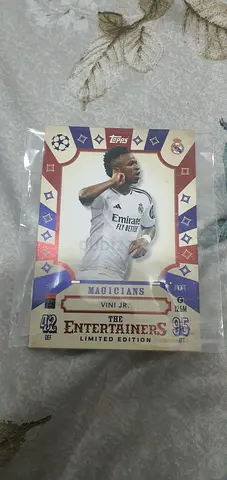Topps UEFA Champions League Vini Jr. Magicians  Entertainers Limited Edition Trading Card