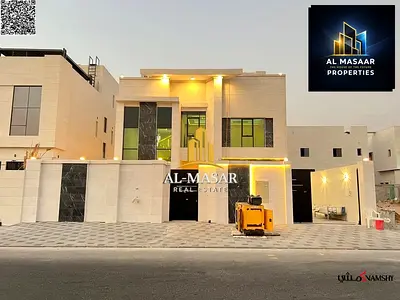 Luxury villa with all-inclusive price, opposite the mosque and all services, freehold ownership.