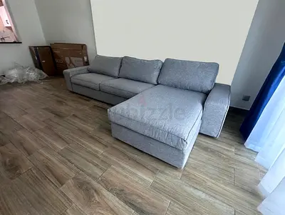 L-Shaped ikea kivik sectional sofa