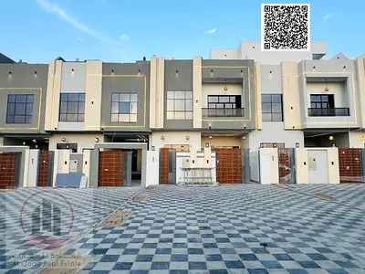 For sale, a villa in Ajman Al Helio, 4 master rooms, a Majles room, a hall, and a maid’s room, freehold for all nationalities,