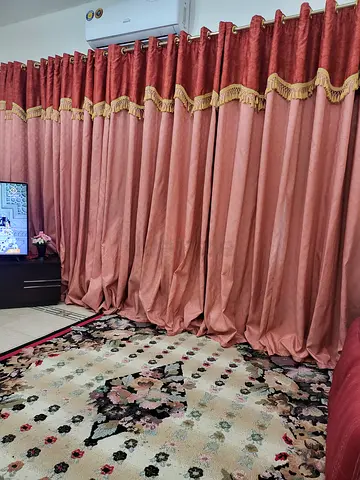 Curtains 4pcs with carpet Tailored full lenth