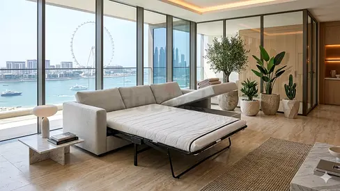 Ikea vimle L shape sofa bed with mattress