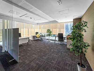 FURNISHED| VACANT |BRIGHT OFFICE |DMCC