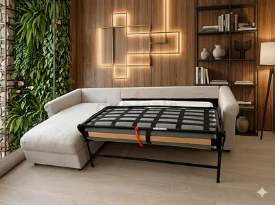 Ikea Gronlid L Shape Sofa bed with mattress