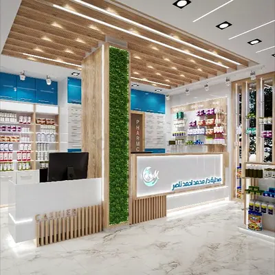Medical Store Decor and Fitout | Complete Shop Fitout UAE