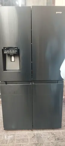 Gorenje Black Stainless Steel 4-Door Refrigerator with Water Dispenser (Used)