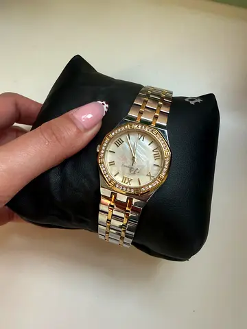 Police Gold-tone womens wristwatch with bracelet strap - good condition