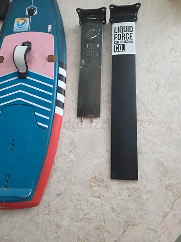 Hydrofoil kitesurfing desk + 2kites