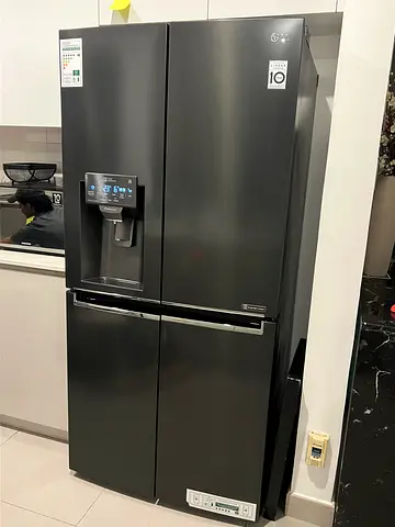 LG GF-L570MBL 506L MATTE BLACK FRENCH DOOR FRIDGE WITH WATER  ICE DISPENSER , DELIVERY + WARRANTY