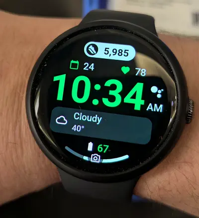 Google Pixel Watch 3 45mm (Round Smartwatch) - new Condition