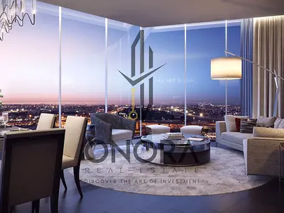 High-Floor 1BR | Safa Two | Skyline & Sea Views | Furnished Apartment