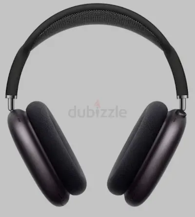 Used over-ear wireless noise-cancelling headphones (black) - good condition