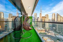 Luxury 2BR Furnished |Full Burj View |Walk to Metro