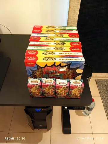 Pokémon Ascended heroes mega ex boxes(8) and booster bundles (4)