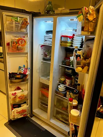 Used Side-by-Side Refrigerator - Good Working Condition