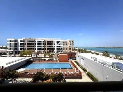 Spacious 2BR+Maid| Pool+Sea View| Ready To Move In