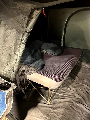 Full Camping Set for 4 people - tent, beds, chairs, cutlery and plates - great for a family!