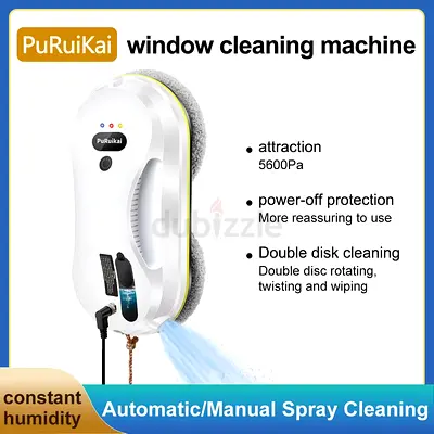 Electric Window Cleaning Machine - Robotic Glass Cleaner