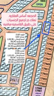 For Sale – Prime Corner Plot in Al Sajaa (Freehold for All Nationalities) A strong investment oppo