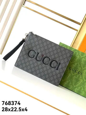Gucci canvas pouch