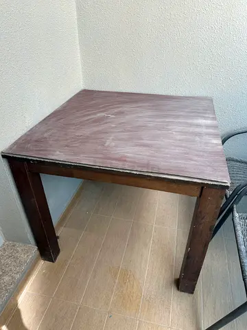 Dining table and chairs