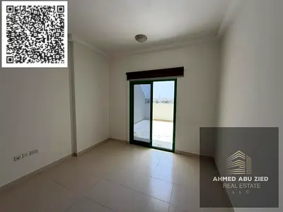 Top studio with large rooftop terrace, bath, kitchen, pool, free gym, premium finish, prime location, easy access to Dubai & Sharjah