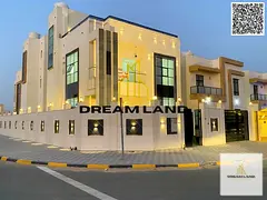 For sale: Corner villa near the mosque. One of the most luxurious villas in Ajman. Super deluxe cons