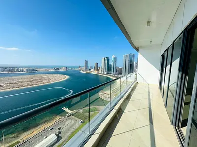 Free AC + Parking | Balcony with Sea view | Maid room