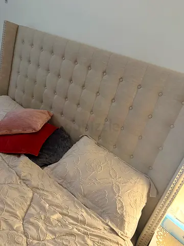 Bed with mattress