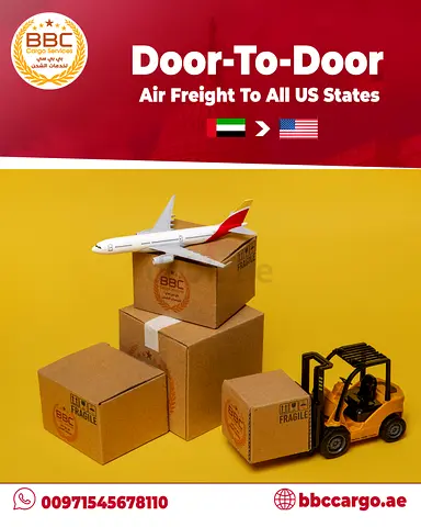 🚚✈️ Door To Door Shipping to USA from Dubai, UAE 🇦🇪🇺🇸