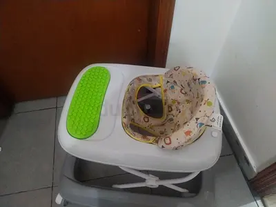 Baby walker with padded seat - good condition