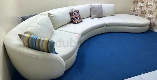 Crate and barrel luxury large lshape sofa for sale