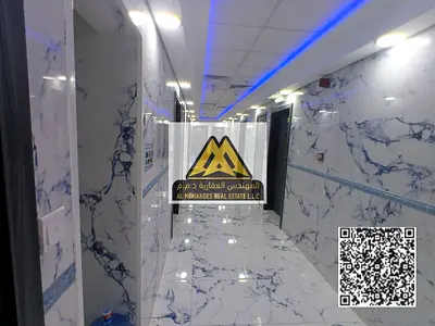 For annual rent: One-bedroom apartment in Al Jurf 3, Ajman. Prime location near the Chinese Market and Tribal Center.