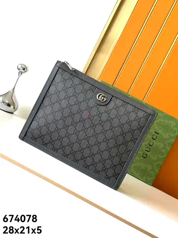 Gucci canvas pouch