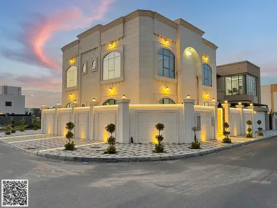 فيلا كلاسيك اول ساكن راقية زواية 3 شوارع بسعر شامل الماء والكهرباء والمكيفات موقع استثنائي قريب من شارع الشيخ محمد بن زايد