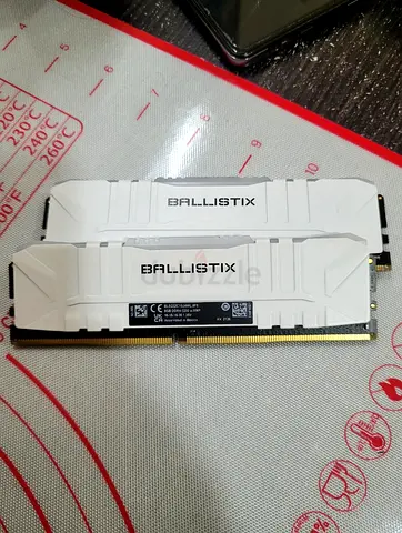 Crucial Ballistix White DDR4 2x8GB RAM (16GB) - 3200 mhz