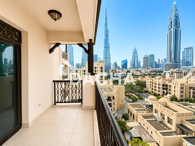 Vacant 2BR | Full Burj View | Chiller Free