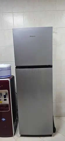 Hisense 2-Door Refrigerator – Silver, Excellent Working Condition