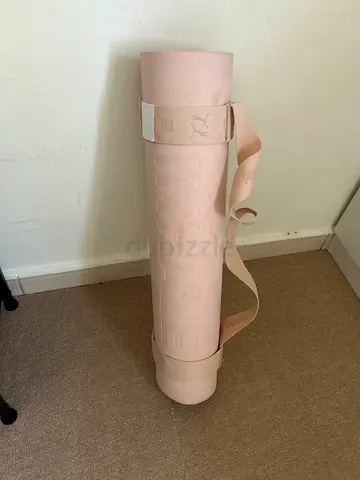 Light Pink PUMA Yoga Mat with Carry Strap