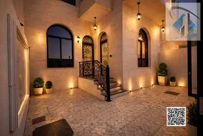 Villa for sale, including registration and ownership fees, with monthly installments starting from 5000 dirhams, in a very prime loction