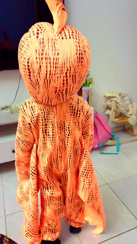 Kids orange dinosaur costume - size for toddler