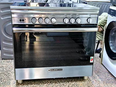 GLEMGAS 5 Burners Gas Cooker 90x60cm Perfect Condition Made In Italy