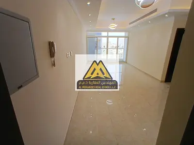 3-bedroom apartment with a living room for rent in Al Rawda 2, with a balcony and smart access, on Sheikh Maktoum Bin Rashid Street. Suitable for fami