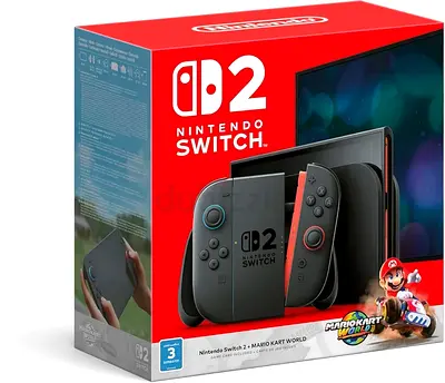 Nintendo Switch (Model 2) with Mario Kart bundle - Brand Boxed- with free Minecraft.