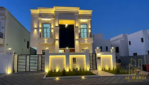 🏡 5 Master Bedroom Villa with Roof & Central AC for Sale in Al Helio – Ajman | 🧾 Fees Included | 💰 10% Downpayment