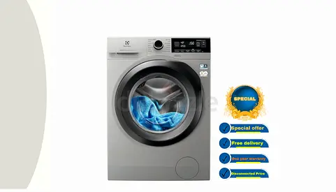 Electrolux 9KG Inverter Motor Front Load Washing Machine, 1400 RPM