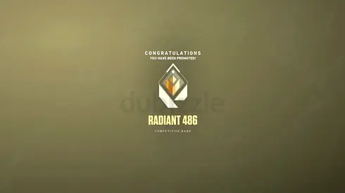 Boost to Radiant in Valorant