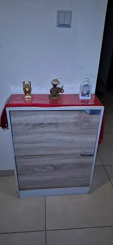 Shoe Rack Pan Emirates light oak finish