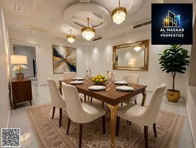 فيلا كلاسيك اول ساكن راقية زواية 3 شوارع بسعر شامل الماء والكهرباء والمكيفات موقع استثنائي قريب من شارع الشيخ محمد بن زايد