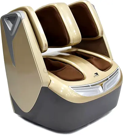 SKY LAND Unisex Adult Multi-fuction Leg Foot Massager EM-2192 - Light Brown, 59 x 44 x 55 cm